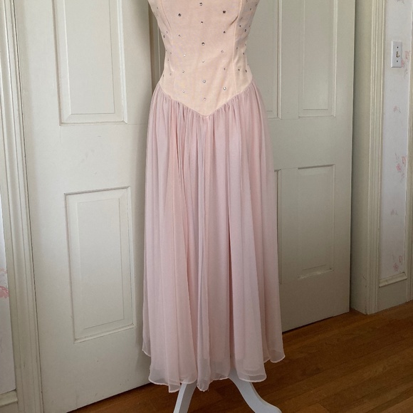 Positively Ellyn Vintage Strapless Evening Gown  SZ 7/8 - Picture 2 of 12